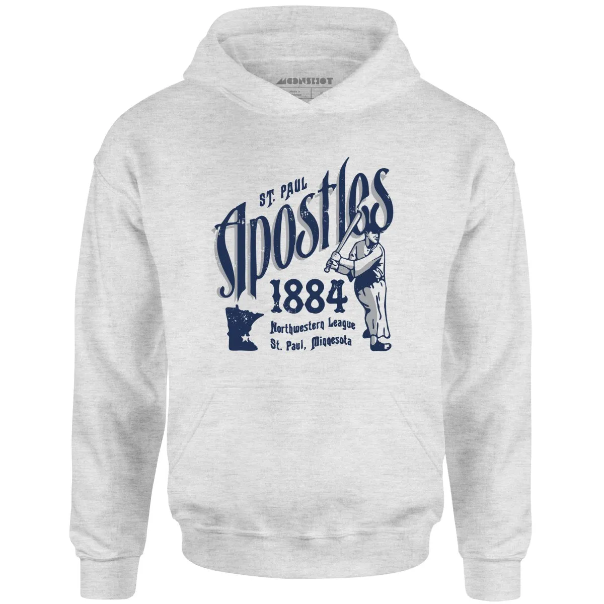 Saint Paul Apostles - Minnesota - Vintage Defunct Baseball Teams - Unisex Hoodie