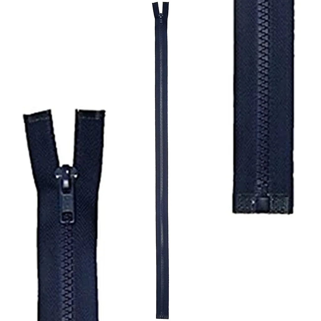 Sportswear Zipper, Single Slider, Easy Zip 22”-30”