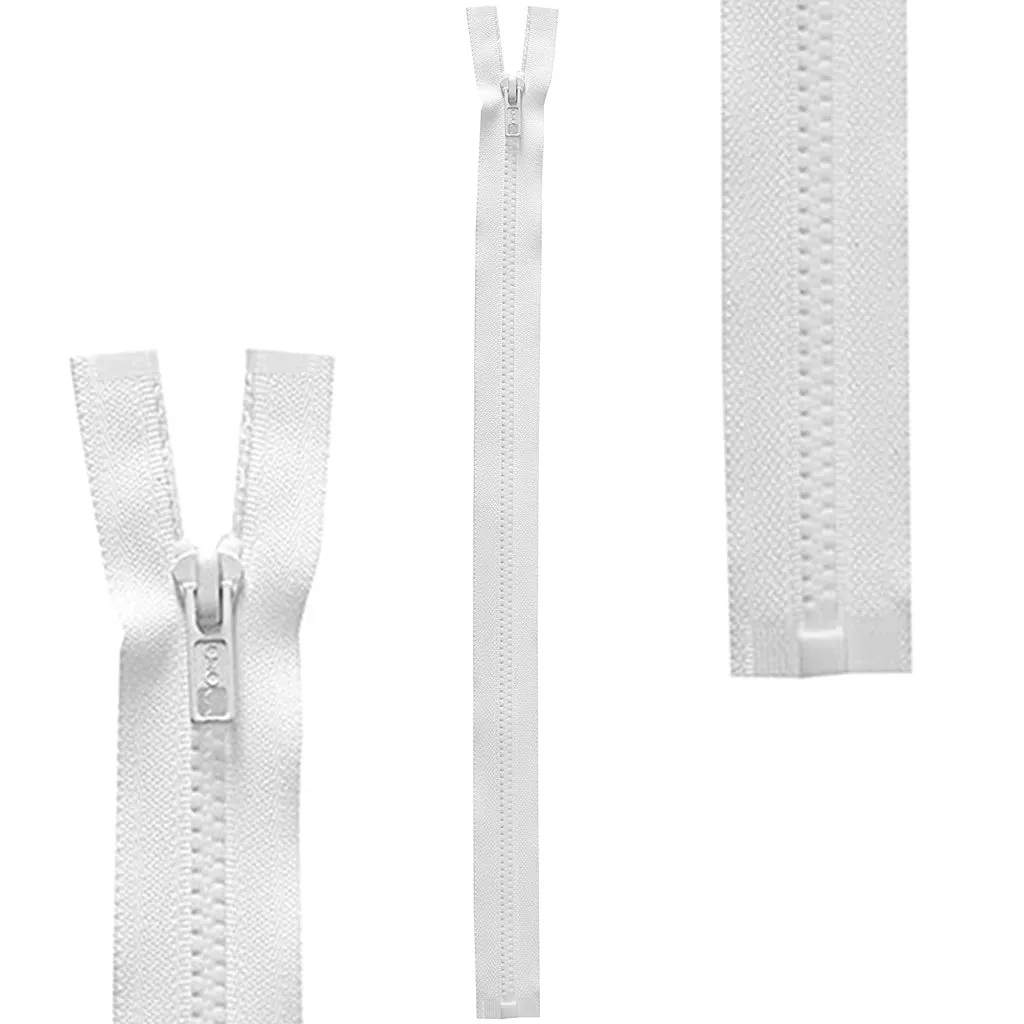 Sportswear Zipper, Single Slider, Easy Zip 22”-30”