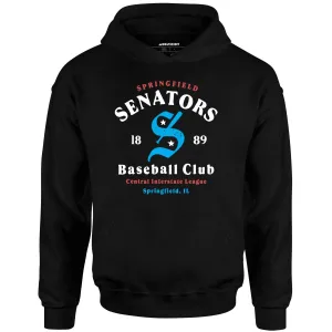 Springfield Senators - Illinois - Vintage Defunct Baseball Teams - Unisex Hoodie