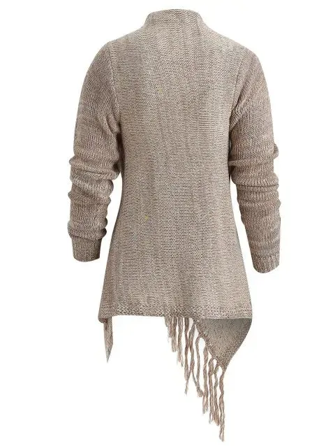 Stunning Fringed Knitted Cardigan