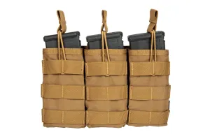 Triple magazine pouch Open - Coyote