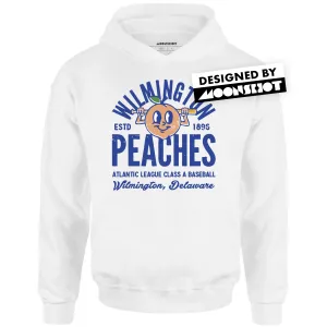 Wilmington Peaches - Delaware - Vintage Defunct Baseball Teams - Unisex Hoodie