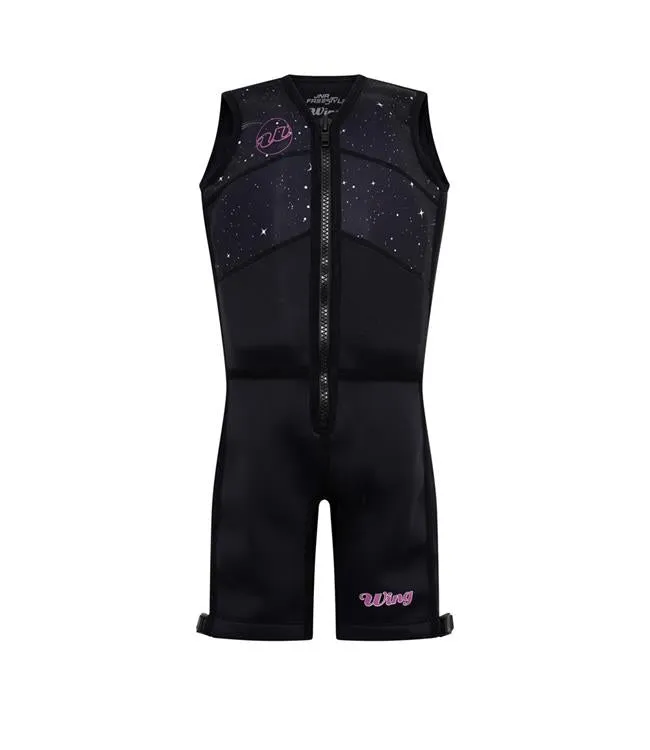 Wing Freestyle Girls Buoyancy Suit (2025) - Black