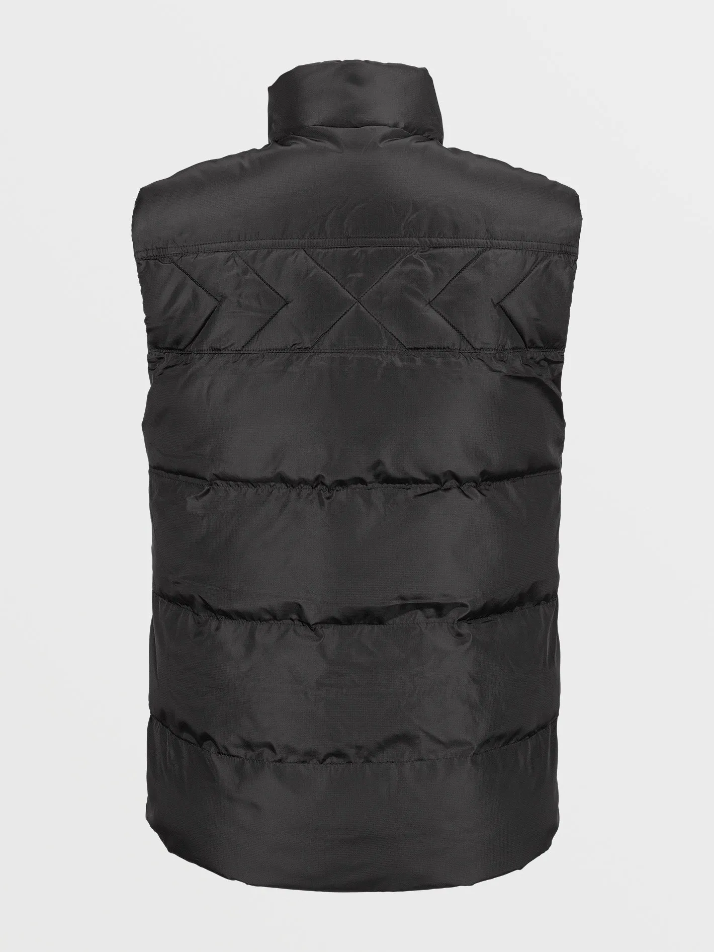 Womens Stone Castine Puff Vest - Black